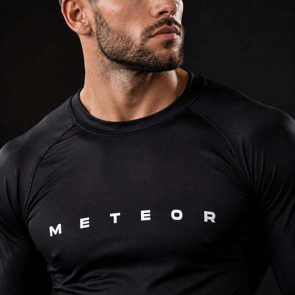 rashguard noir jjb meteor aura
